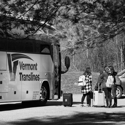 George Bouret Photo, Vermont Transitline Bus