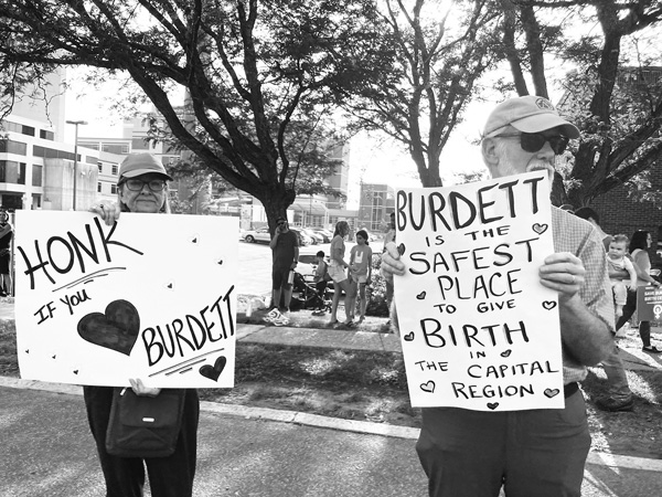 Officials of the St. Peter’s health system say Burdett Birth Center loses $2.3 million a year. But the center’s supporters say that’s partly because Burdett’s midwife-led practice avoids unnecessary medical interventions, resulting in better outcomes for women and newborns. Victoria Kereszi photo