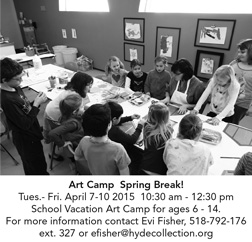Hyde Collection Art Camp for Spring Break