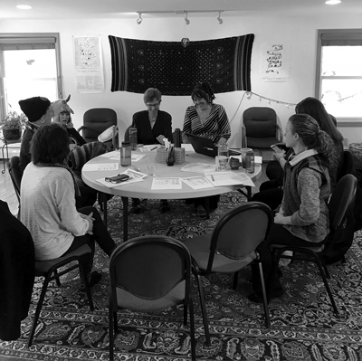 The weekly staff meeting at Alyssum, a peer-respite house in Rochester, Vt., is unlike any other gathering of its kind. The focus is on team building through an approach called “co-supervision.”Courtesy photo