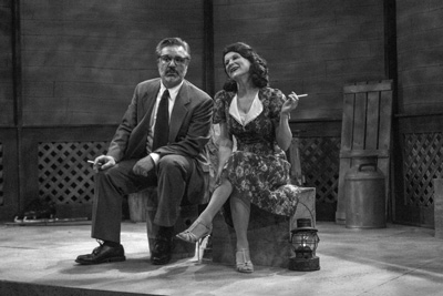 Elia Ganias and Amy Griffin play Matt and Sally in last year’s production of “Tallley’s Folly” at Oldcastle Theatre Company. The Bennington troupe opens this year’s five-show season on June 3. Courtesy photo/ Jon R. Davis

