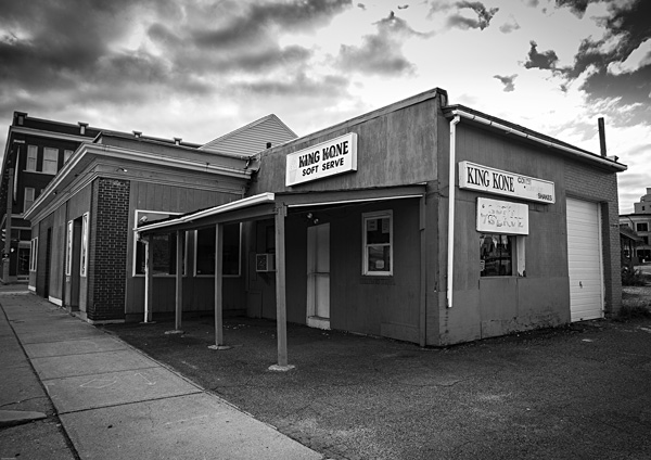 A coalition of nonprofit groups aims to transform a block of buildings opposite Pittsfield City Hall into a revitalized urban hub, starting with the reopening of the King Kone ice cream shop as an employee-owned cooperative. Susan Sabino photo