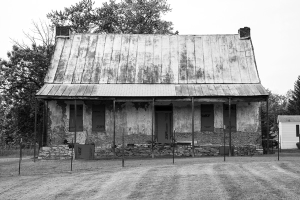 The house built by the Dutch colonist Jan Van Hoesen in the early 1700s later became the home of the Quaker abolitionist Charles Marriott and was a stop on the Underground Railroad. Now two local history groups have joined forces to preserve the structure, which has been vacant for decades. Scott Langley photo