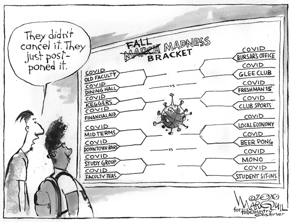 August 2020 political cartoon by Mark Wilson