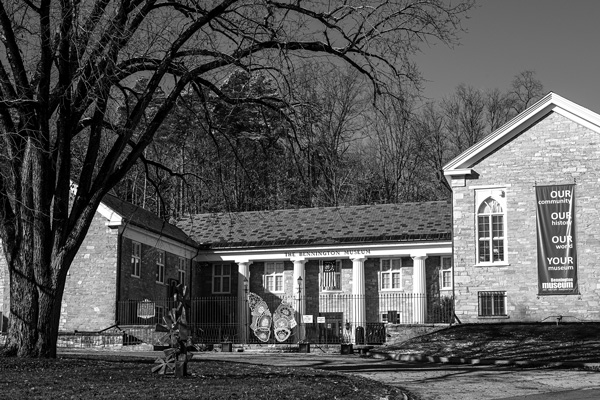 After the Covid-19 crisis forced it to close its building from mid-March until July, the Bennington Museum is now operating on a restricted basis. Photo by Joan K. Lentini